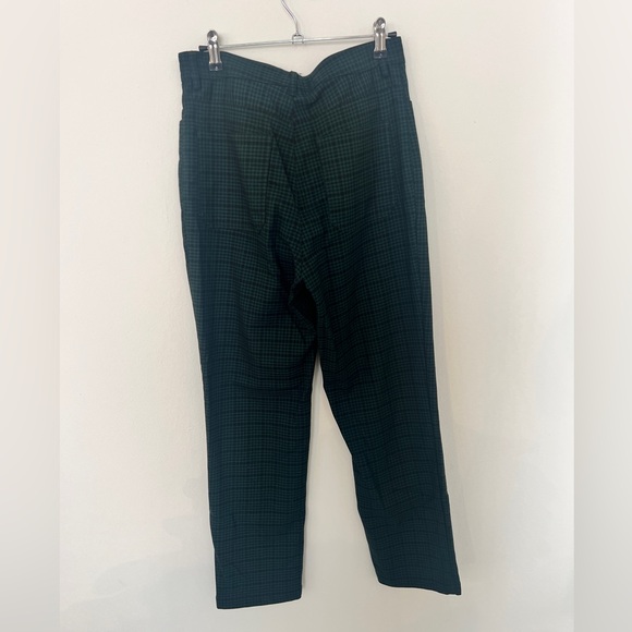 Green and Black Houndstooth Straight Leg Trouser - Picture 2 of 2